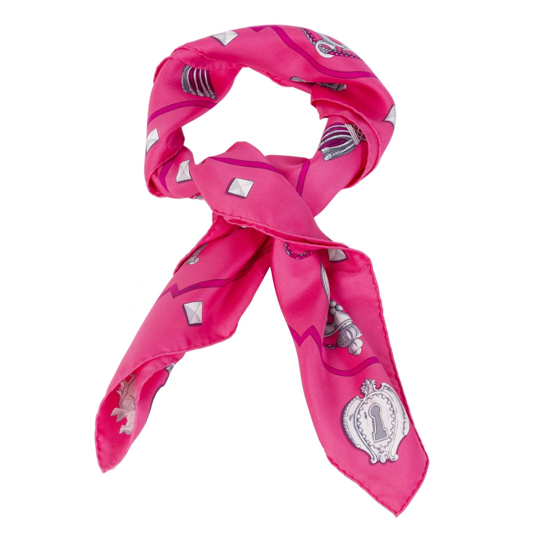 Authentieke Tweedehands Hermès Carré Les Clés Scarf juiste prijs veilig online shoppen luxe merken webshop winkelen Antwerpen België mode fashion