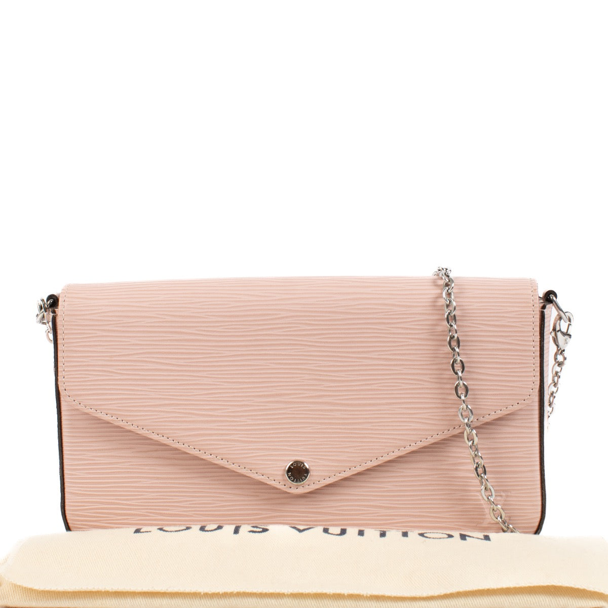 shop 100% authentic second hand Louis Vuitton Pink Epi Leather Pochette Félicie on Labellov.com