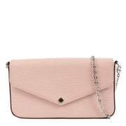 shop 100% authentic second hand Louis Vuitton Pink Epi Leather Pochette Félicie on Labellov.com