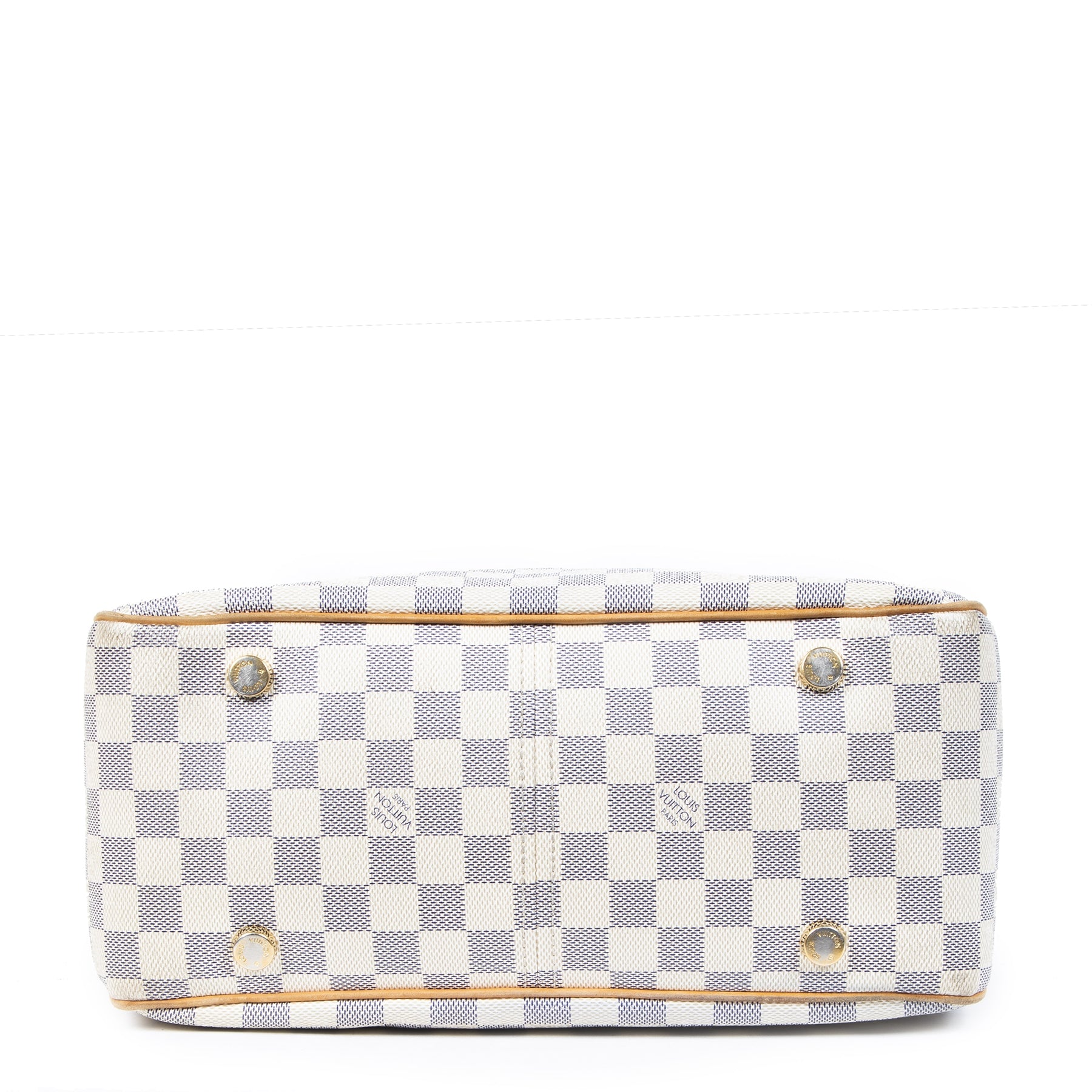 Authentic secondhand Louis Vuitton Figheri Damier Azur Shoulder Bag designer bags accessories designer brands luxury vintage webshop fashion safe secure online shopping worldwide shipping