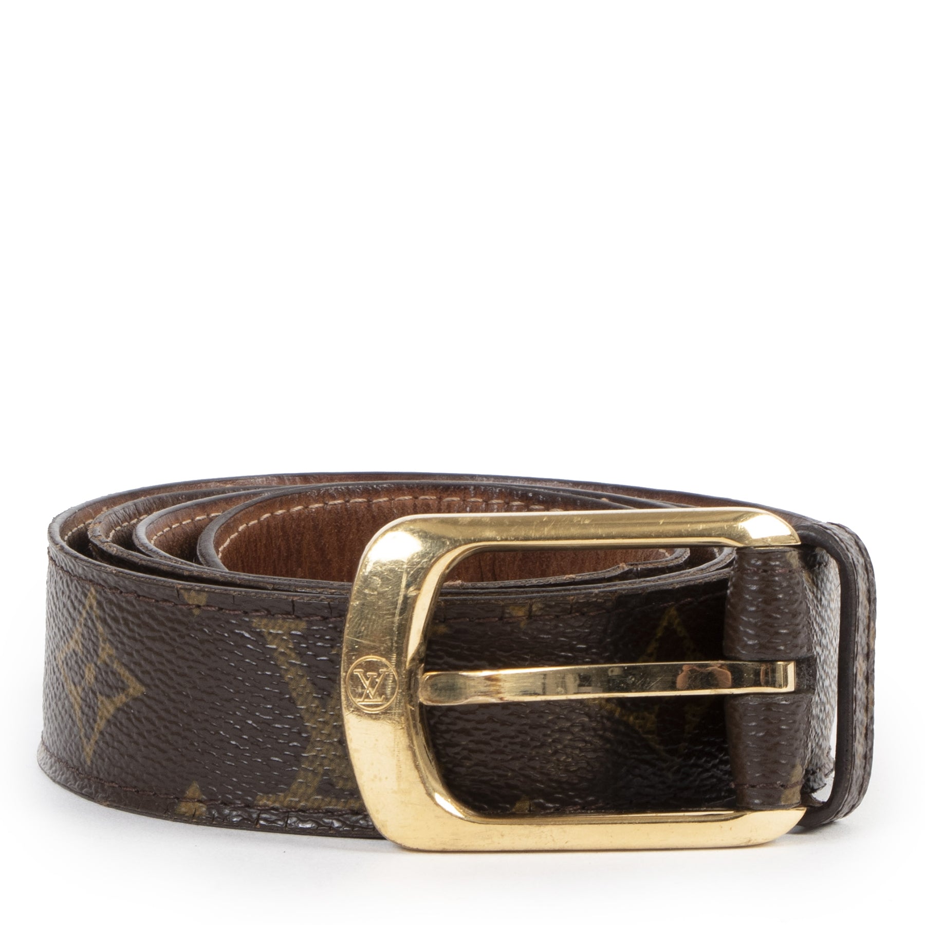 Louis Vuitton Monogram Ellipse Belt - Size 100 - for sale at Labellov secondhand luxury