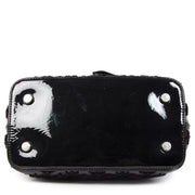 Authentic second-hand vintage Louis Vuitton Black Patent Leather Fascination Lock It Bag buy online webshop LabelLOV