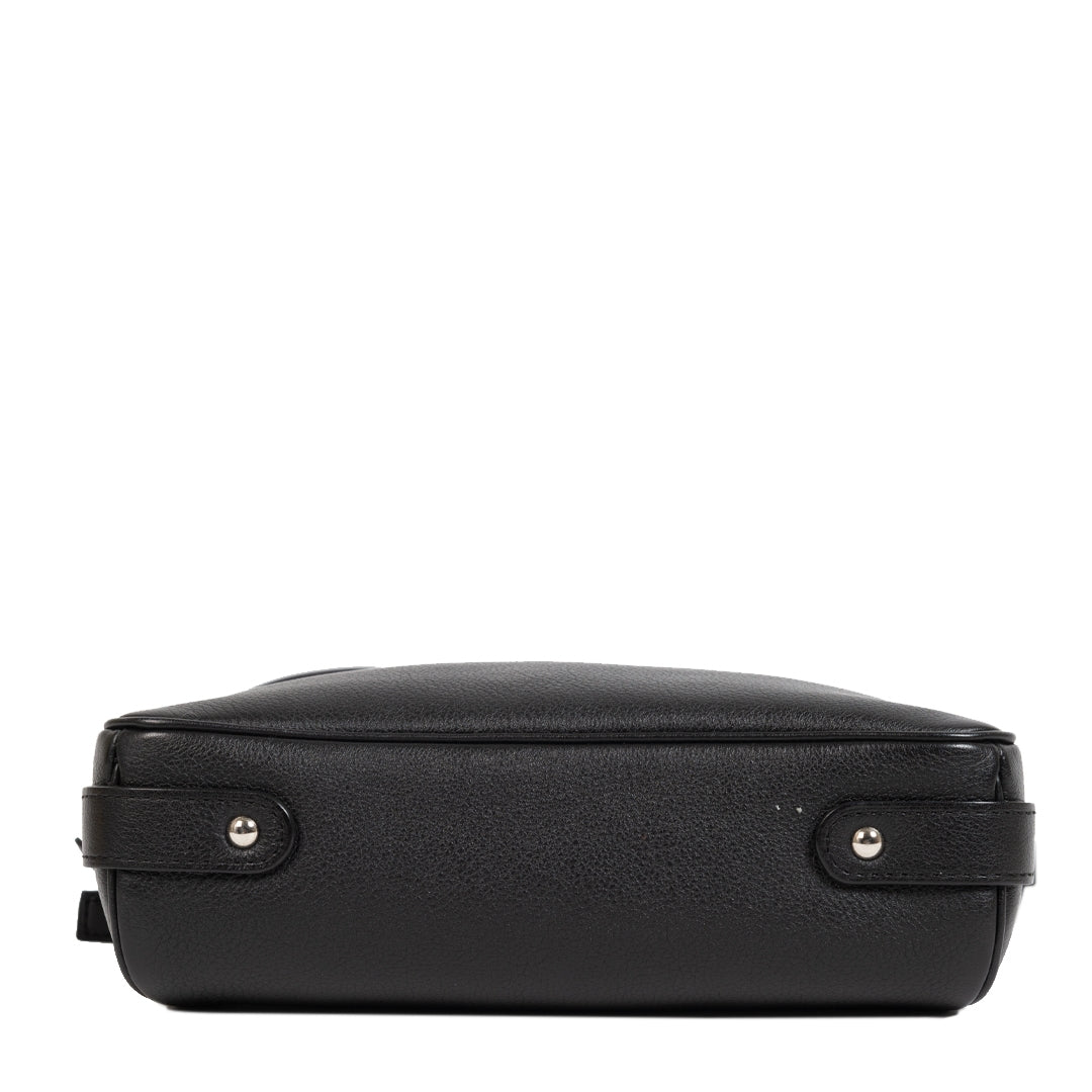 Delvaux Black Leather Crossbody Bag pour le meilleur prix chez Labellov à anvers
