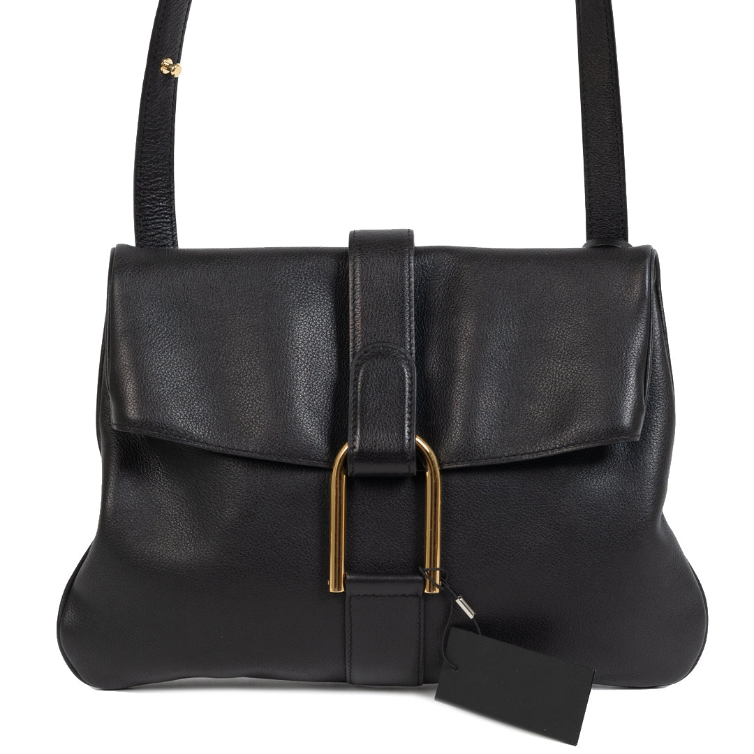 Delvaux Black Givry Crossbody Bag