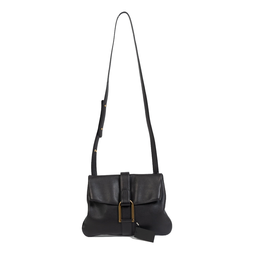 are you looking for an authentic Delvaux Black Givry Crossbody Bag?