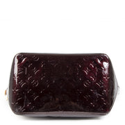 Authentic second-hand vintage Louis Vuitton Bellevue Vernis Amarante Tote buy online webshop LabelLOV