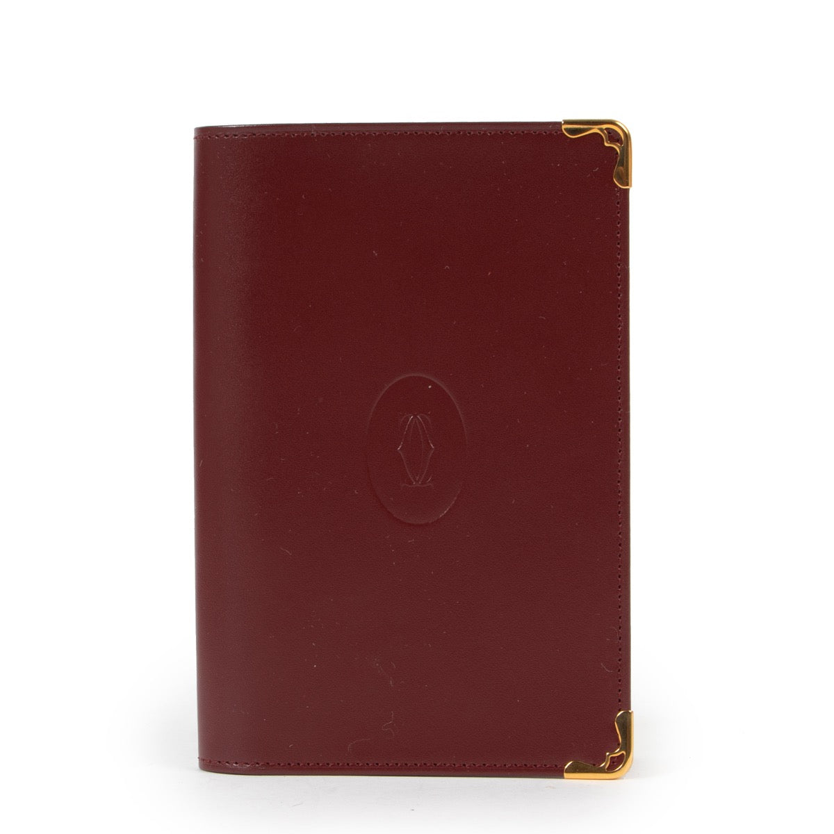 Cartier Burgundy notebook Paperholder for sale on safe site Labellov for 2nd hand designer items in real good condition