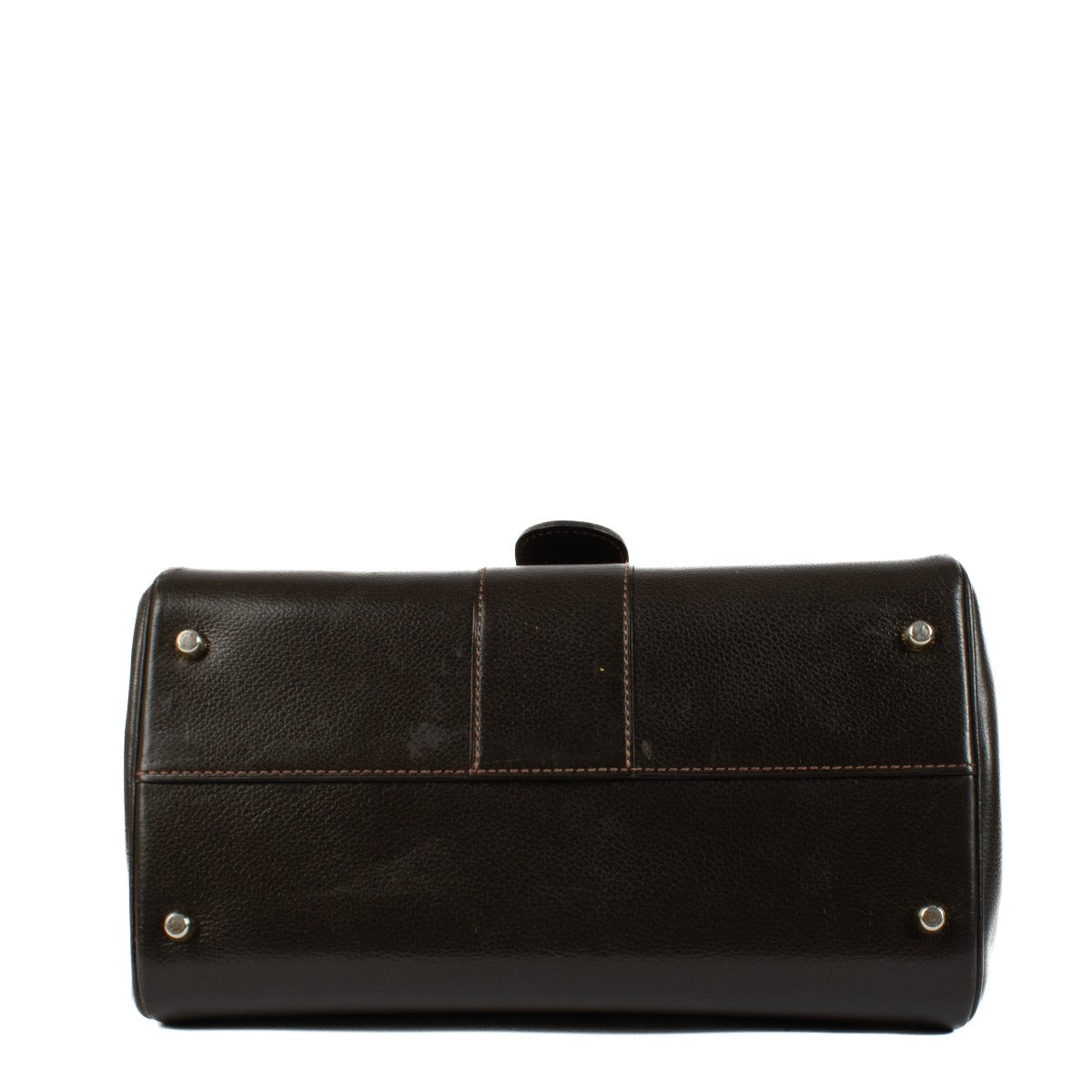 Delvaux Bruin Leren Brillant PM Tas