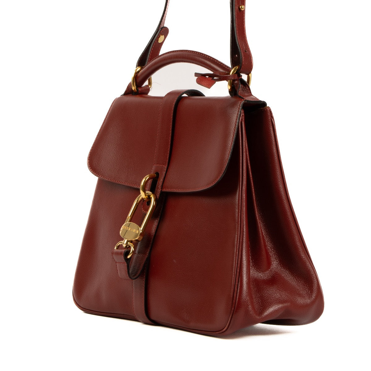 Shop 100% authentic second-hand Delvaux Gin Fizz Red Crossbody on Labellov.com