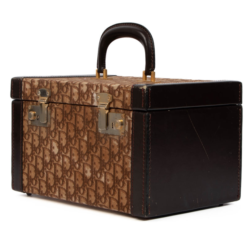 Shop 100% authentic second-hand Christian Dior Brown Oblique Vintage Vanity Case on Labellov.com