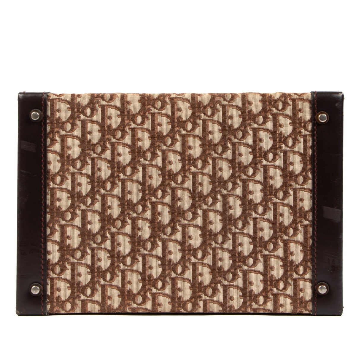 Shop 100% authentic second-hand Christian Dior Brown Oblique Vintage Vanity Case on Labellov.com