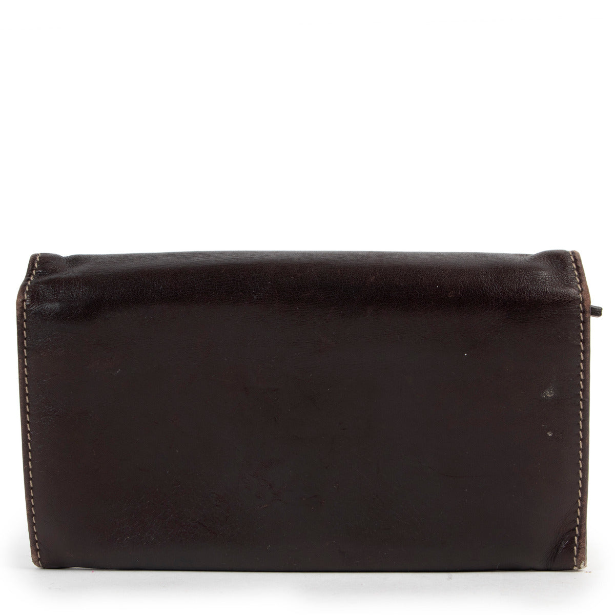 Gucci Brown GG Web Wallet at Labellov