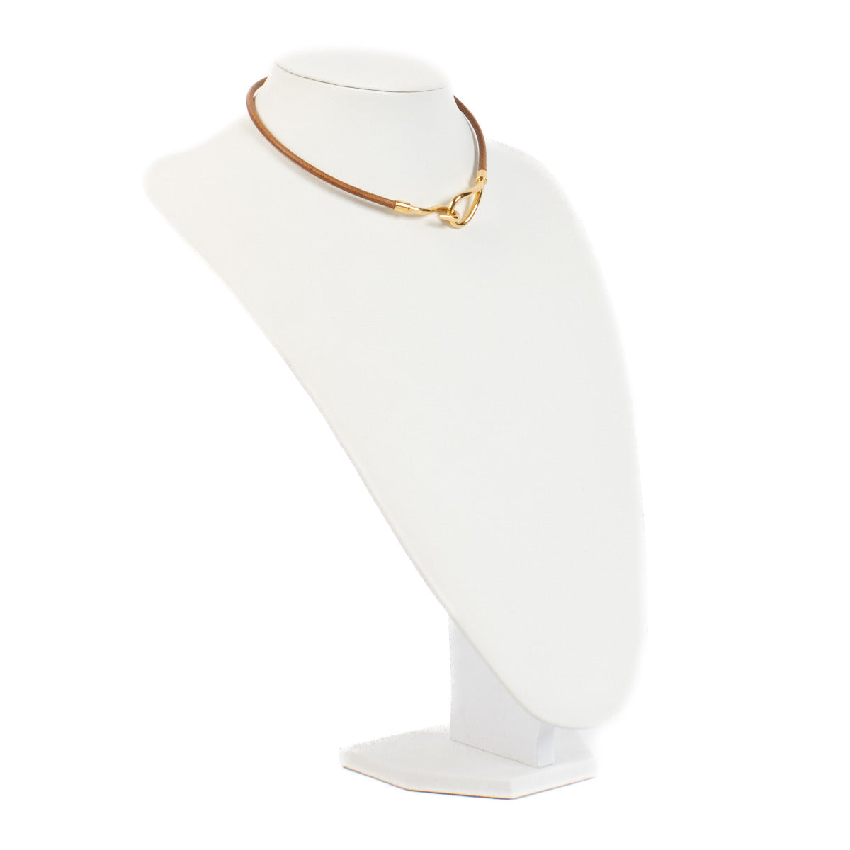 Hermès Brown Jumbo Leather Necklace