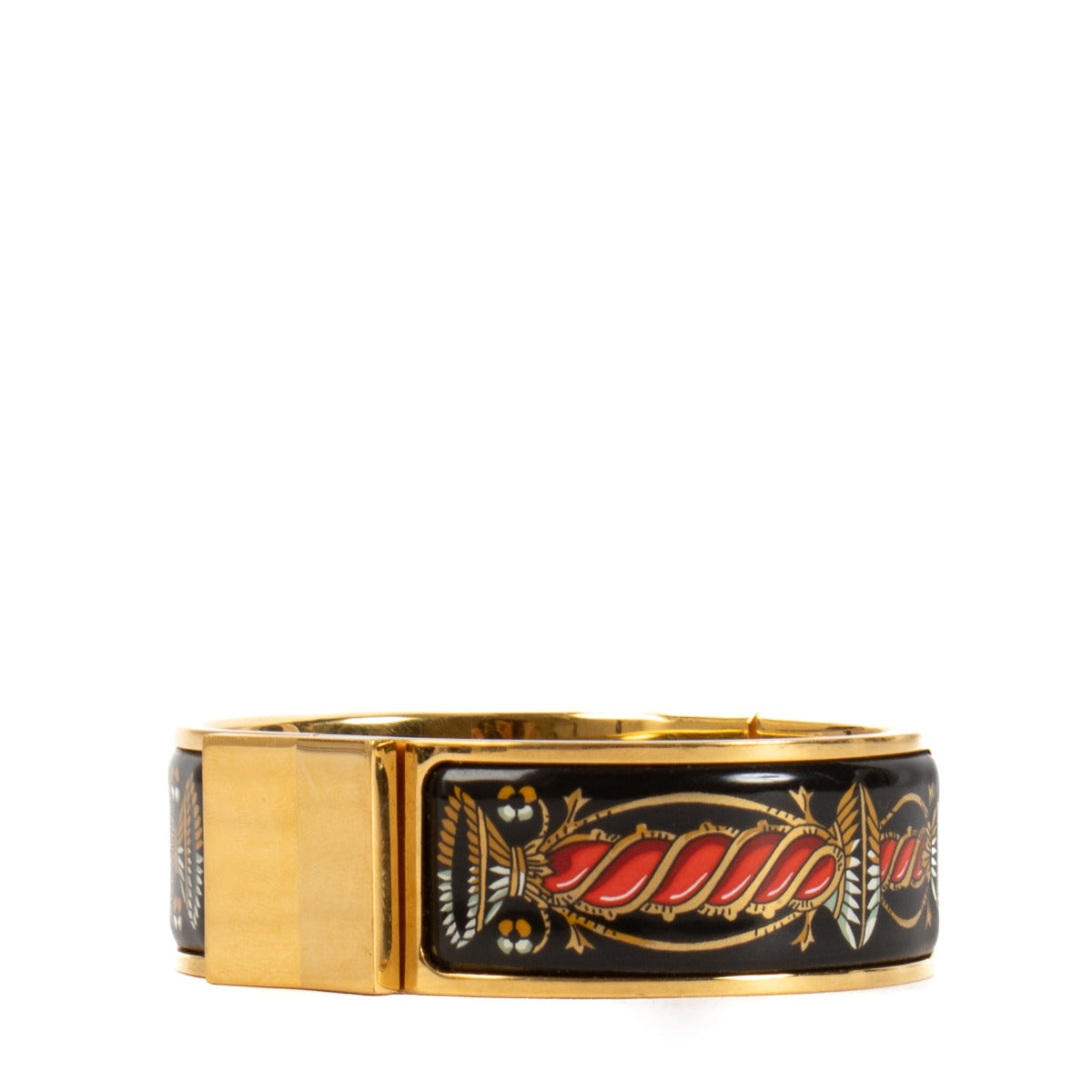Hermès Gouden Cloisonné Emaille Armband