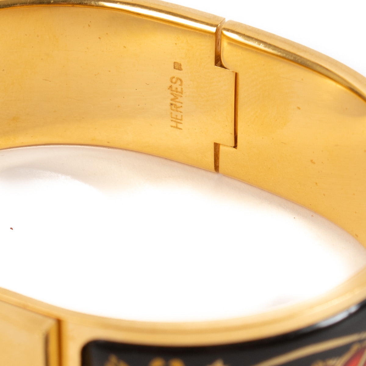 Hermès Gouden Cloisonné Emaille Armband