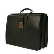 Shop 100% authentic second-hand Louis Vuitton Epicea Green Taiga Leather Oural Briefcase on Labellov.com