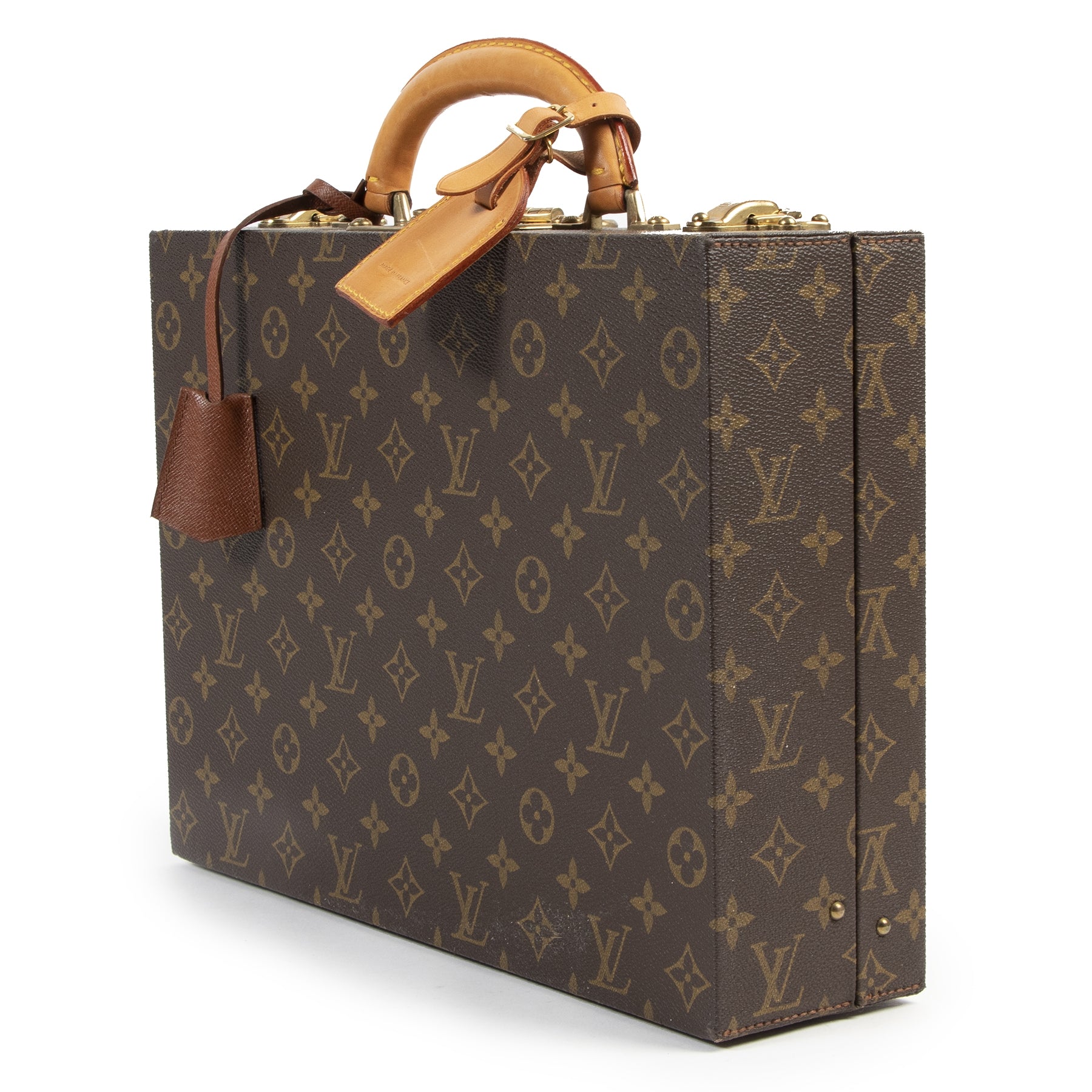 Authentic secondhand Louis Vuitton Monogram Boite Bijoux Jewellery Case designer bags fashion luxury vintage webshop safe secure online shopping