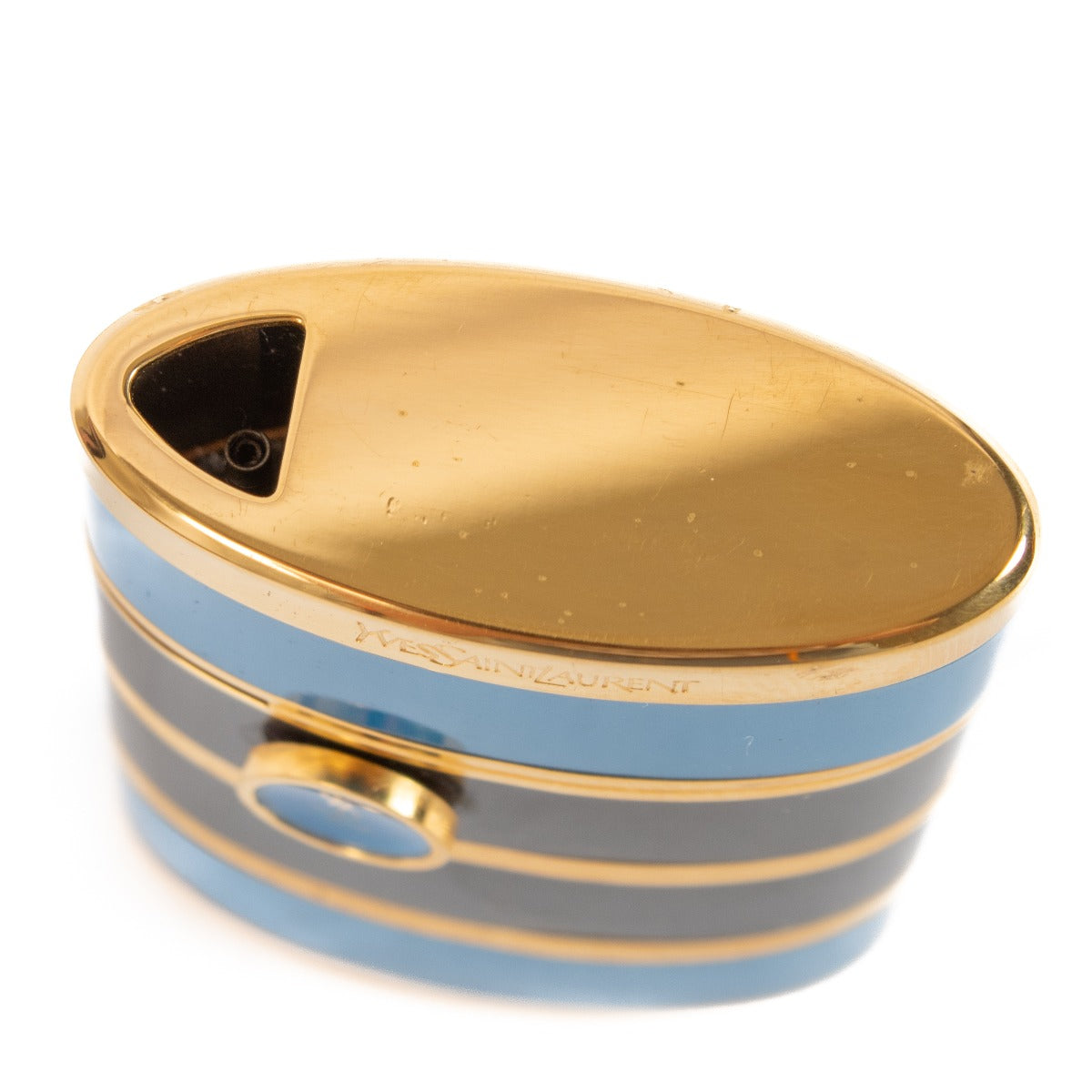 Yves Saint Laurent Vintage Goud/Lak Pennen/Aansteker Set
