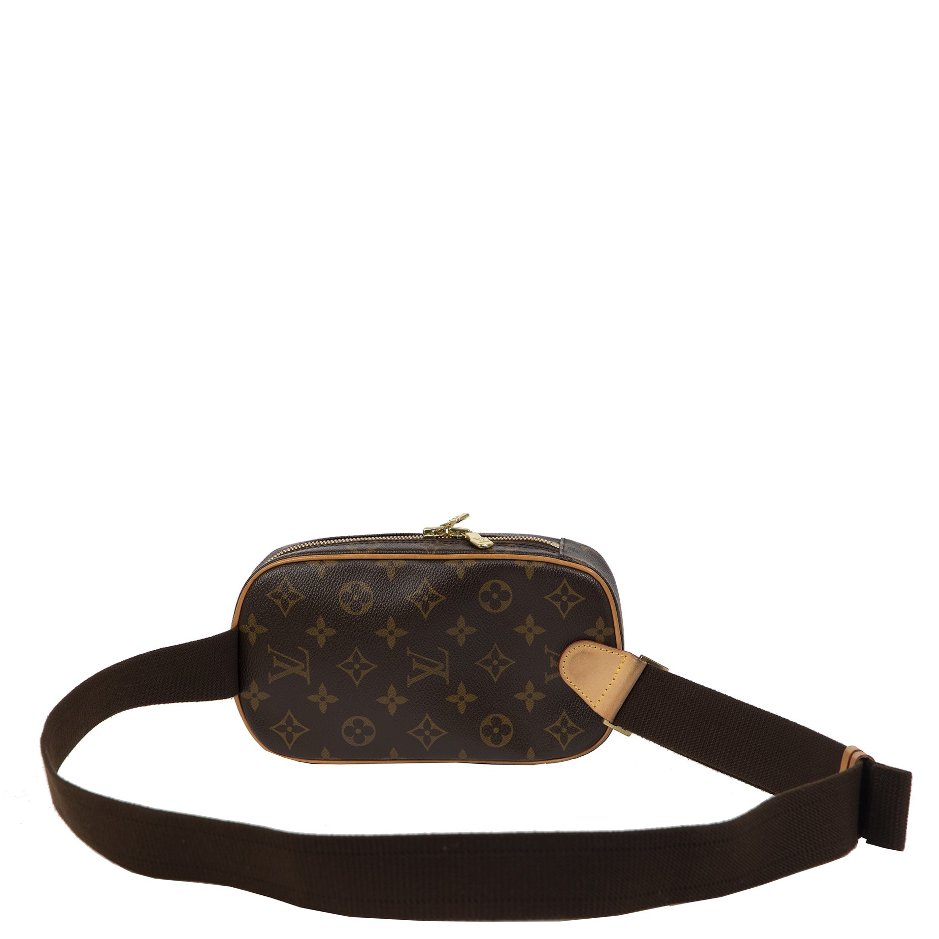We buy and sell your authentic Louis Vuitton Monogram Pochette Gange Belt Bag