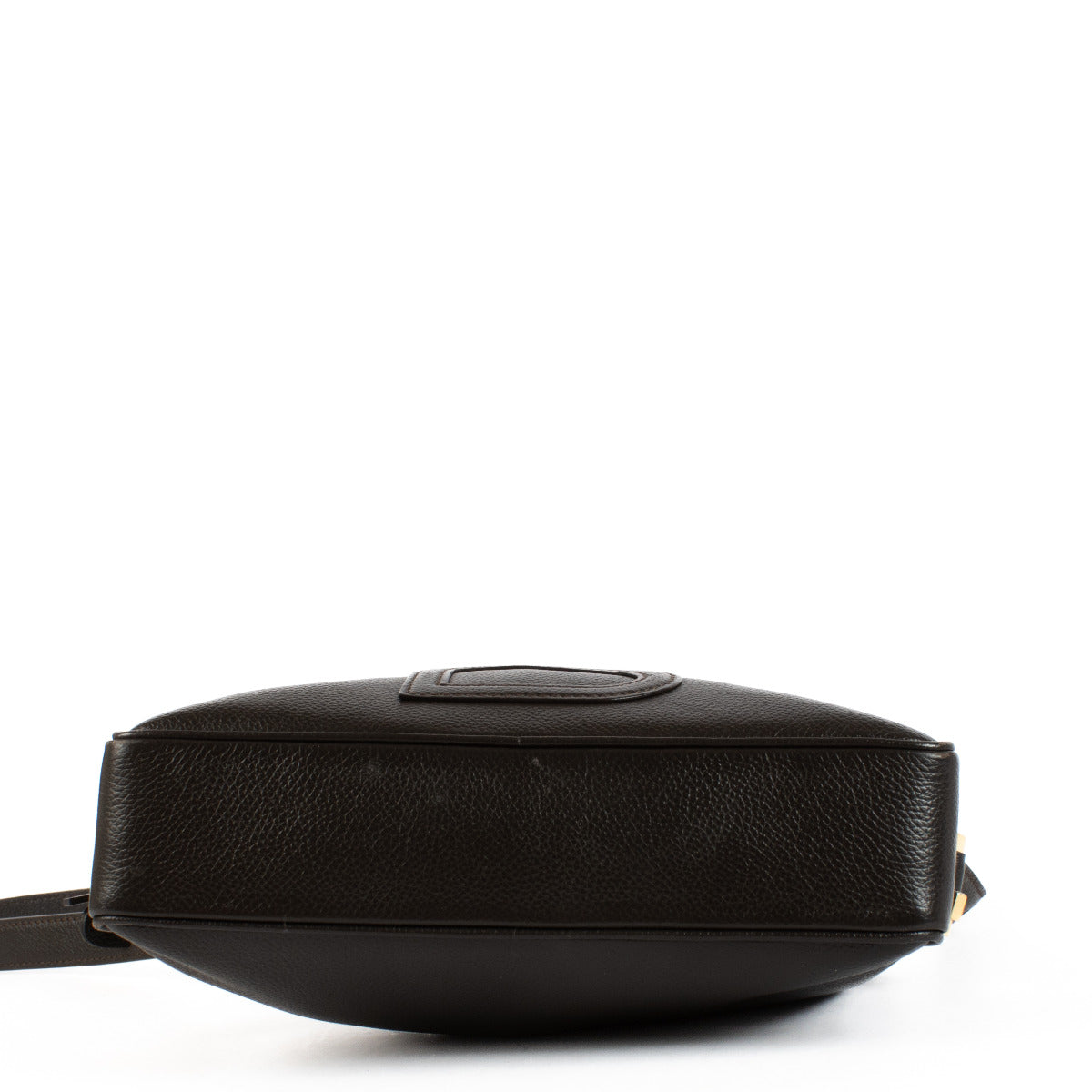 Delvaux Bruine Leren Crossbody Cameratas