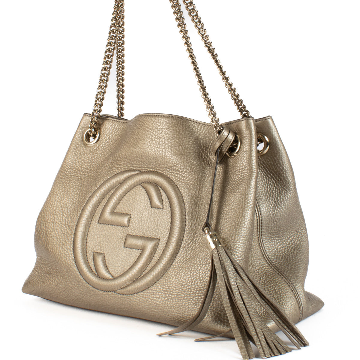 Gucci Bronze Soho Chain Shoulder Bag