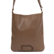 Delvaux Baudrier GM TT taupe Leather shoulderbag
