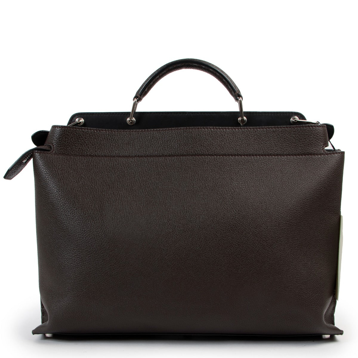 Shop authentic second hand luxury fashion designer Fendi Ebony Peekaboo Iconic Essentially Briefcase at Labellov