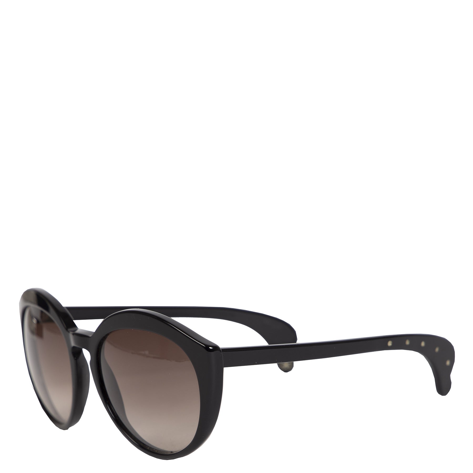 Authentieke Tweedehands Bottega Veneta Black Brown Shaded Acetate Sunglasses juiste prijs veilig online shoppen luxe merken webshop winkelen Antwerpen België mode fashion