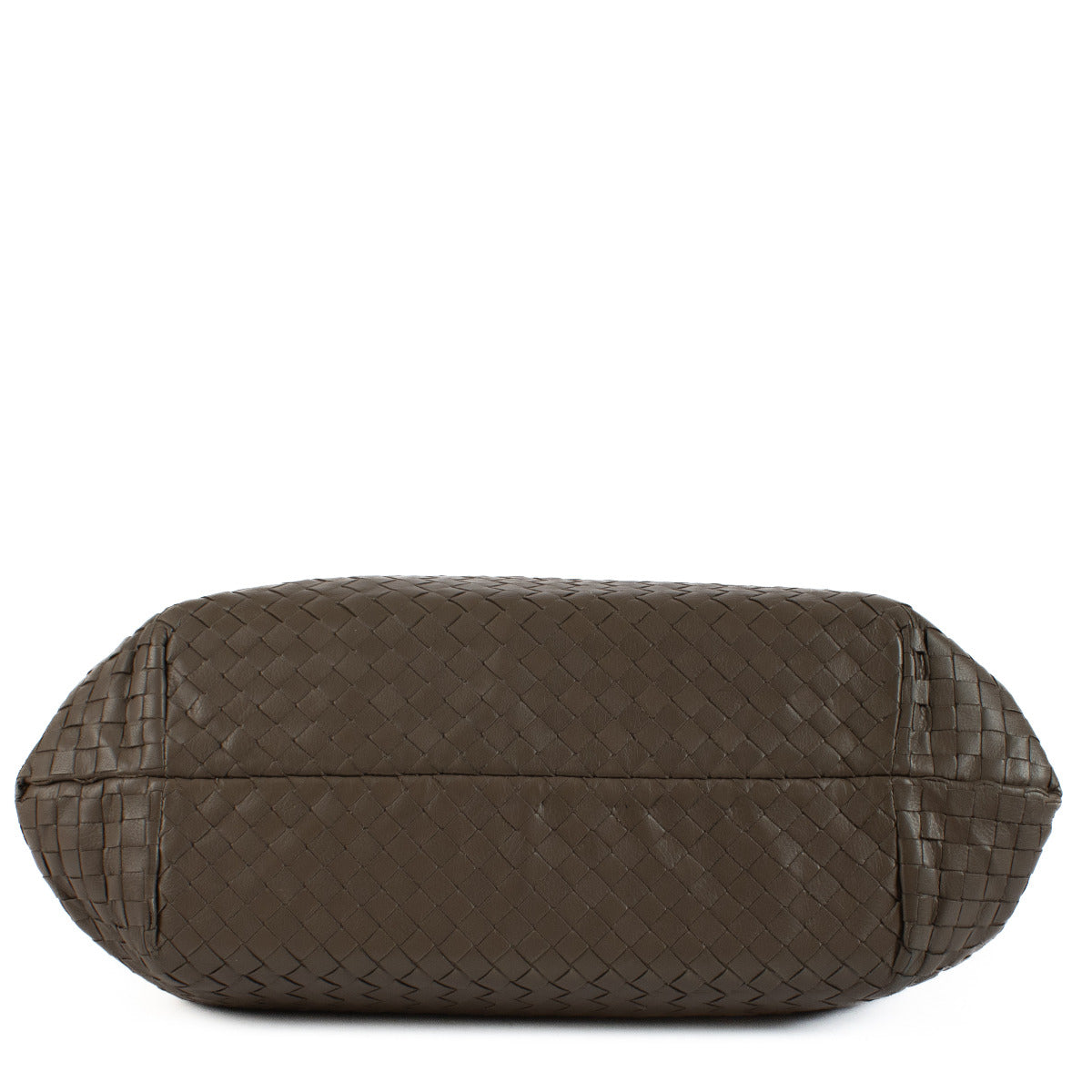 Bottega Veneta Grijze Intrecciato Leren Tas