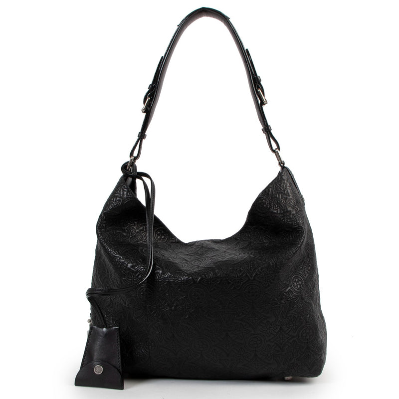 Buy an authentic second hand Louis Vuitton Black Leather Antheia Hobo Bag in very good condition at Labellov.
