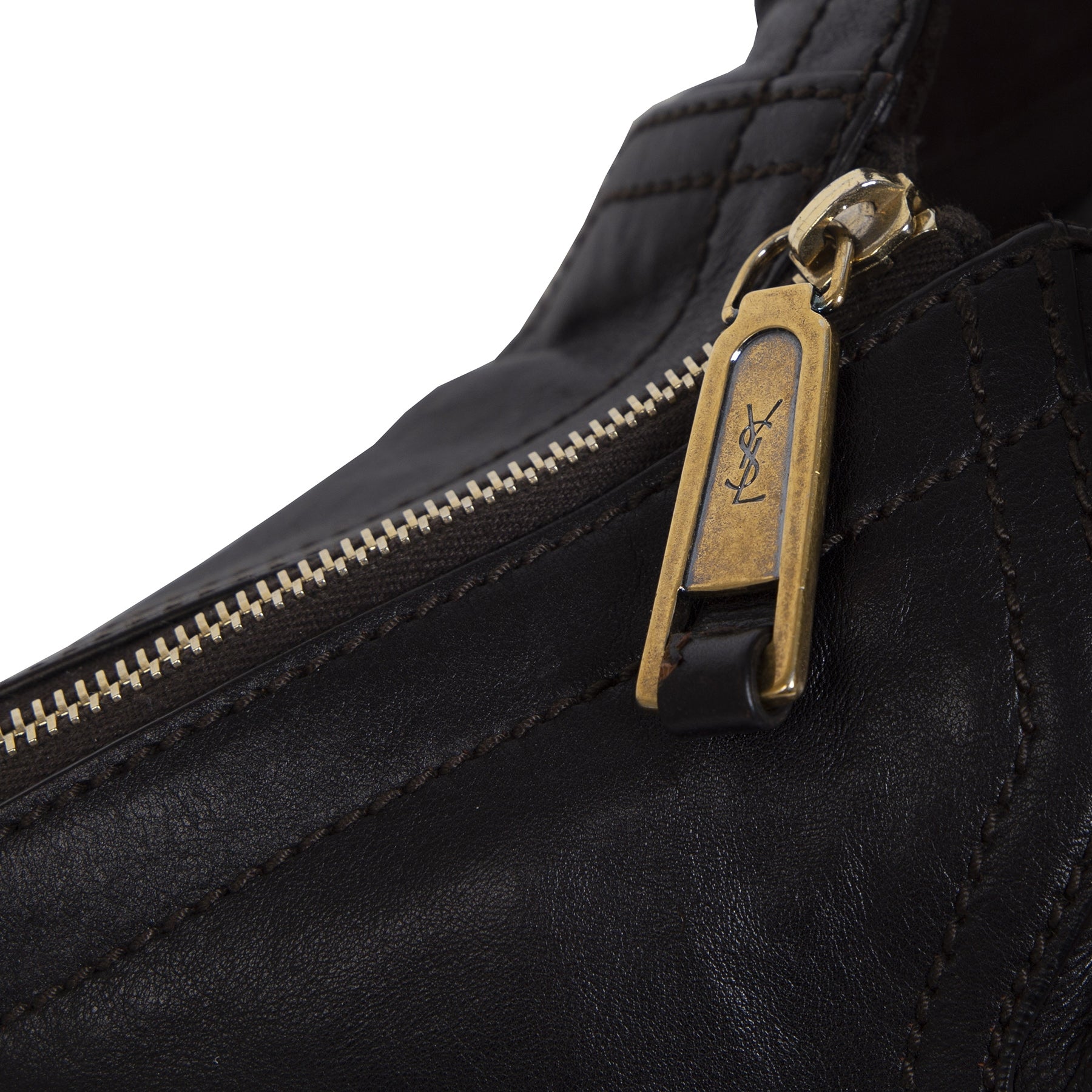 Sac à bandoulière Downtown marron Yves Saint Laurent