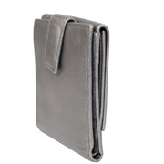 Yves Saint Laurent Y-Mail Bi-fold Silver Leather Wallet kopen en verkopen aan de beste prijs