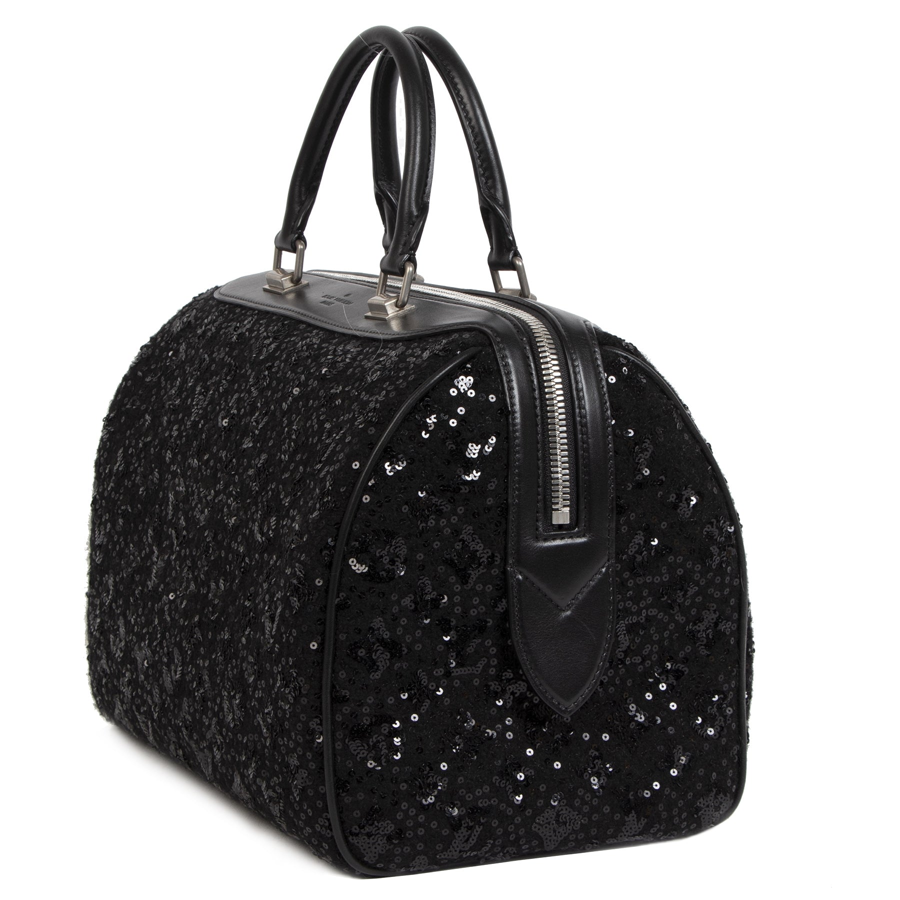 Authentieke Tweedehands Louis Vuitton Wooly Black Speedy Sunshine Express juiste prijs veilig online shoppen luxe merken webshop winkelen Antwerpen België mode fashion