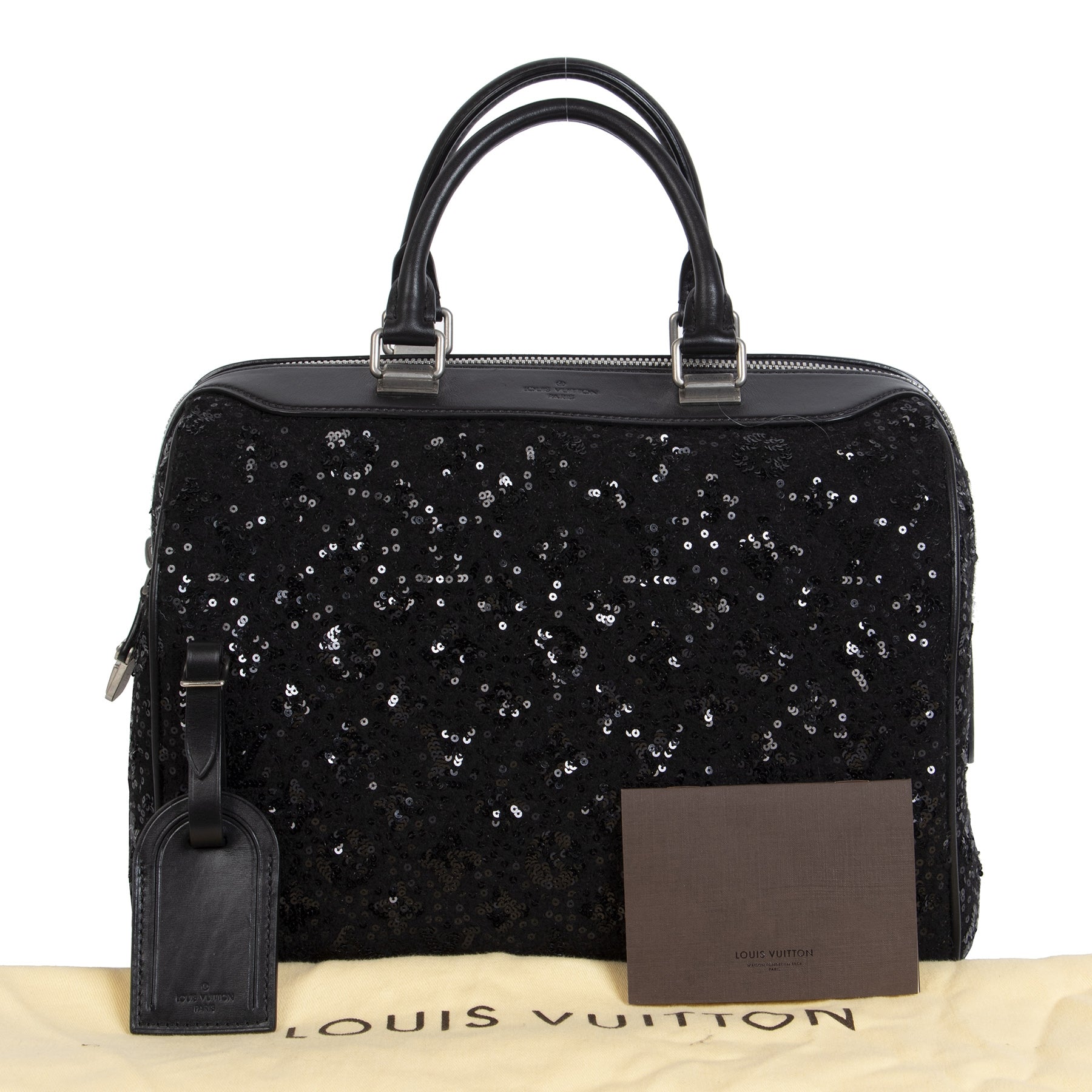 Authentieke Tweedehands Louis Vuitton Wooly Black Speedy Sunshine Express juiste prijs veilig online shoppen luxe merken webshop winkelen Antwerpen België mode fashion