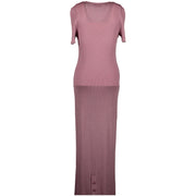 Buy and sell your luxury bag online for Chanel Pink Ribbed Maxi Dress