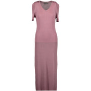 Chanel Pink Ribbed Maxi Dress for the best price at Labellov secondhand vintage luxury