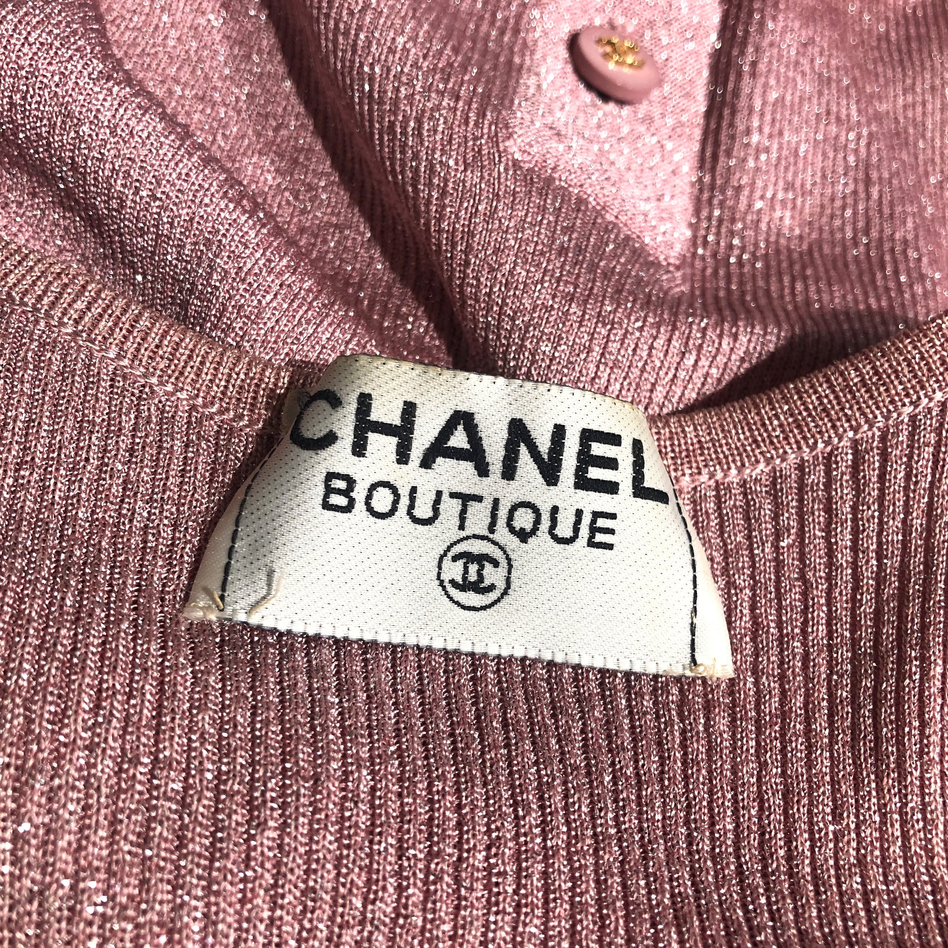 Chanel Pink Ribbed Maxi Dress kopen en verkopen aan de beste prijs