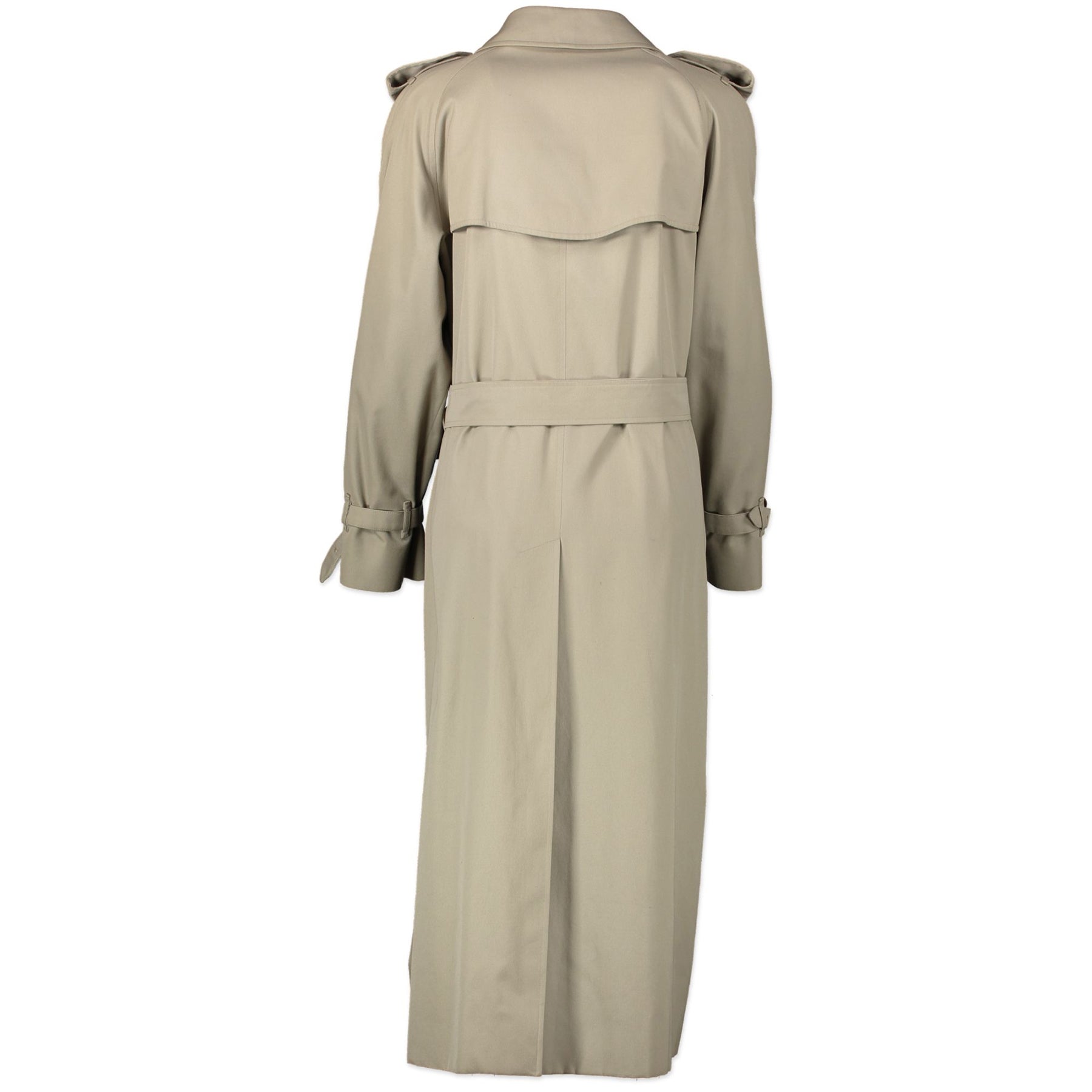 Authentieke Tweedehands Burberry Beige Trench Coat - Size UK12 juiste prijs veilig online shoppen luxe merken webshop winkelen Antwerpen België mode fashion
