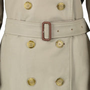 Authentieke Tweedehands Burberry Beige Trench Coat - Size UK12 juiste prijs veilig online shoppen luxe merken webshop winkelen Antwerpen België mode fashion