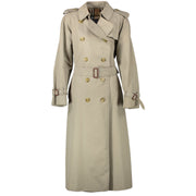 Authentic secondhand Burberry Beige Trench Coat - Size UK12 designer coat clothing designer brands vintage luxury webshop fashion safe secure online shopping worldwide shipping delivery