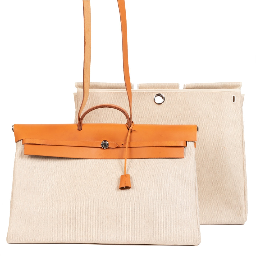 We buy and sell your authentic Hermès Large Toile Herbag for the best price