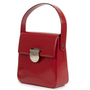 Buy authentic secondhand Salvatore Ferragamo Red Leather Top Handle Bag designer bags at the right price luxury designer items vintage webshop fashion secure online shopping