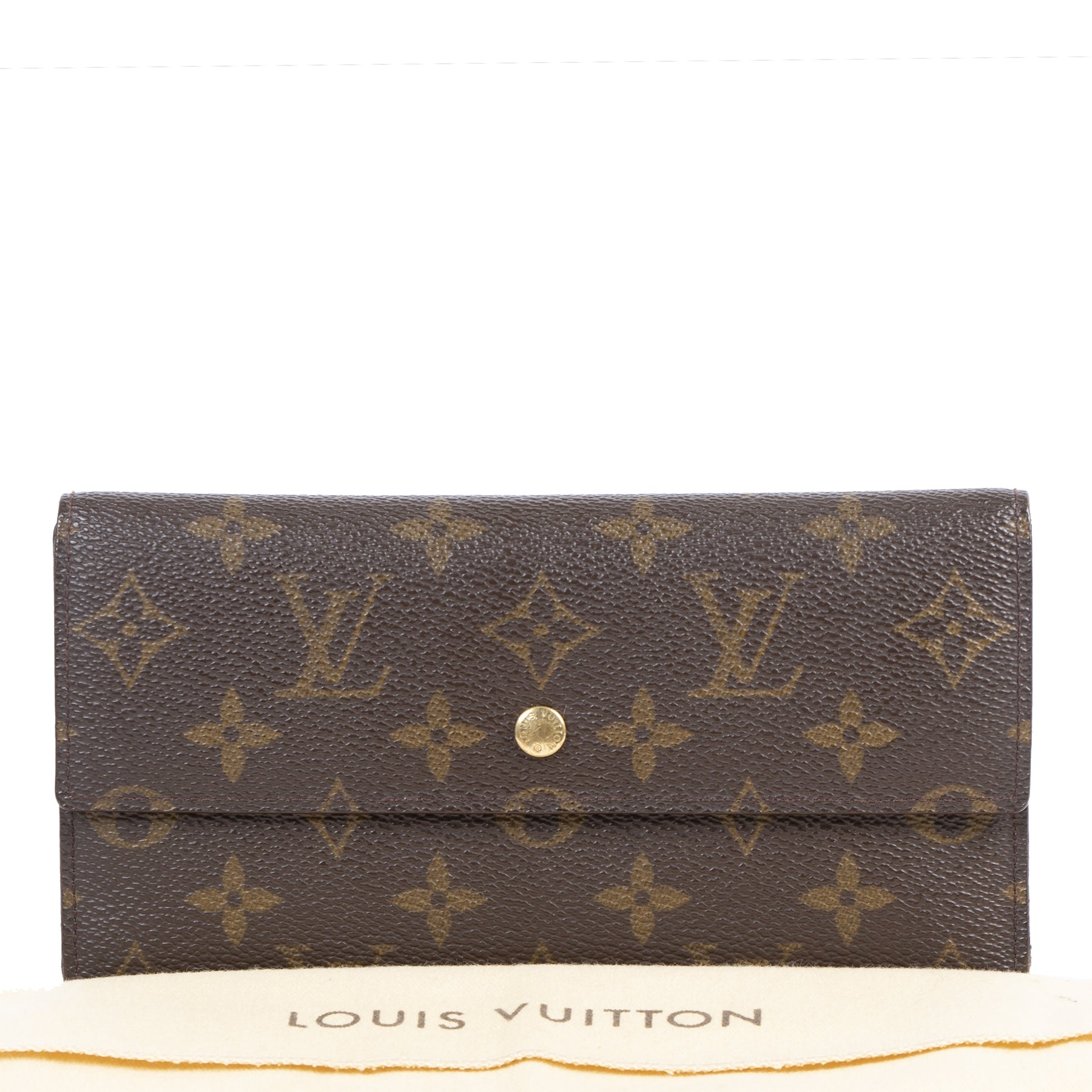 Louis Vuitton Monogram Sarag Wallet at the right price at LabelLOV online webshop safe and secure Antwerp Belgium