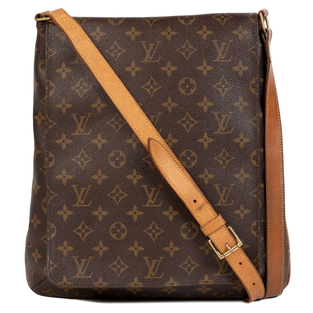 Authentic secondhand Louis Vuitton Monogram Musette Salsa GM Bag safe and secure online shopping fashion designer bags luxury louis vuitton bags vintage webshop online
