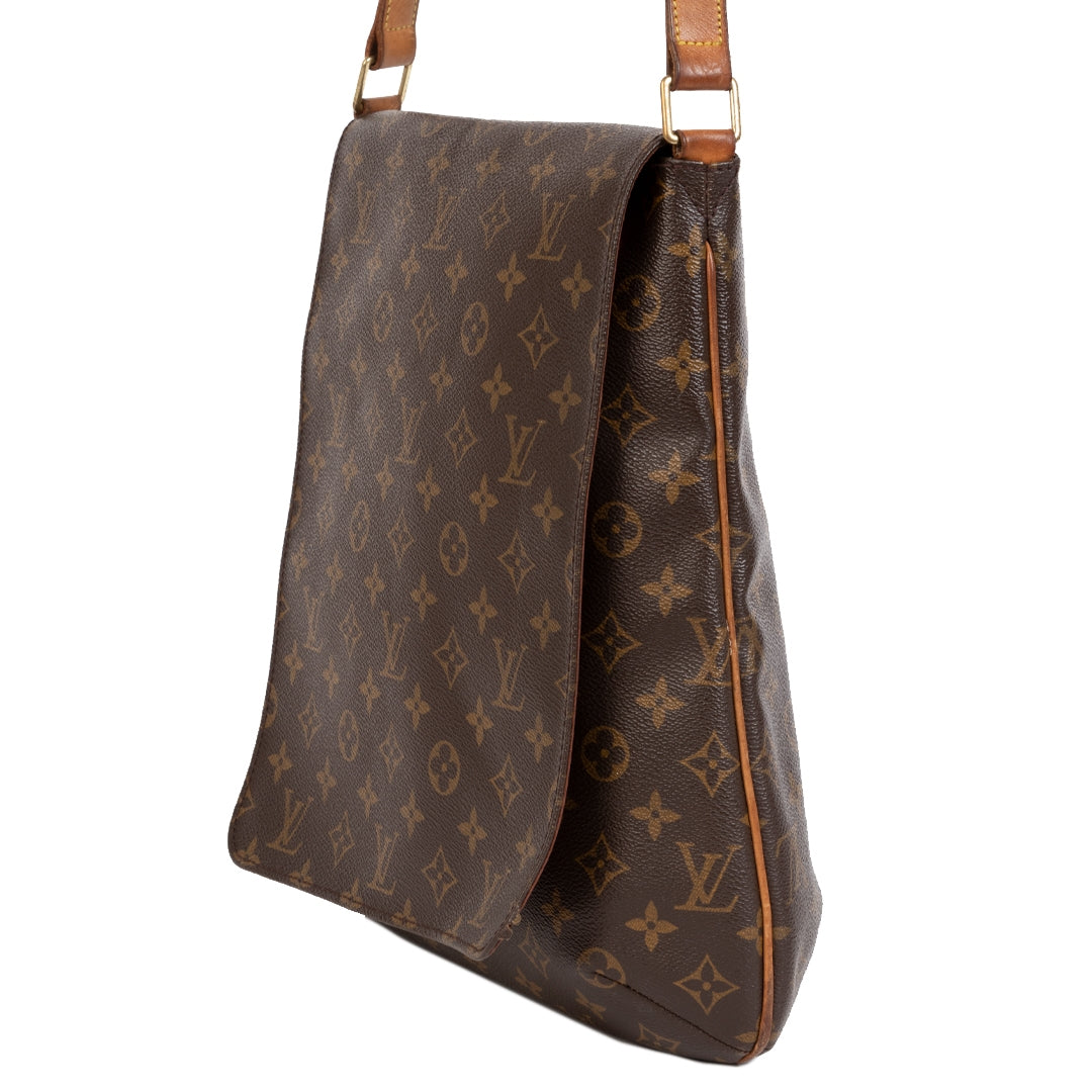 Authentieke Tweedehands Louis Vuitton Monogram Musette Salsa GM Bag juiste prijs veilig online shoppen luxe merken webshop winkelen Antwerpen België mode fashion