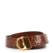 Must de Cartier Brown Alligator Décor C Belt