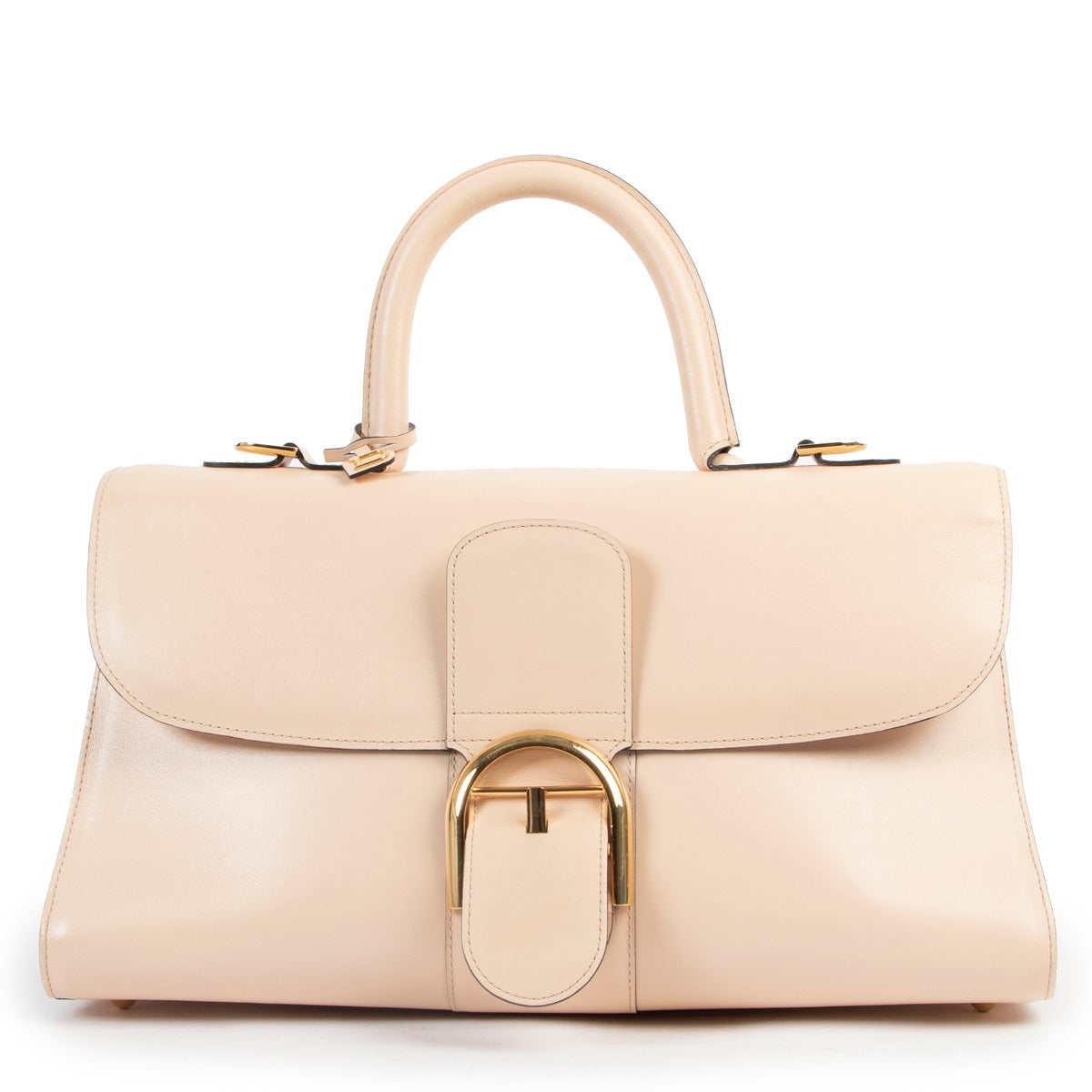 Delvaux Pink Leather East West Brillant Bag
