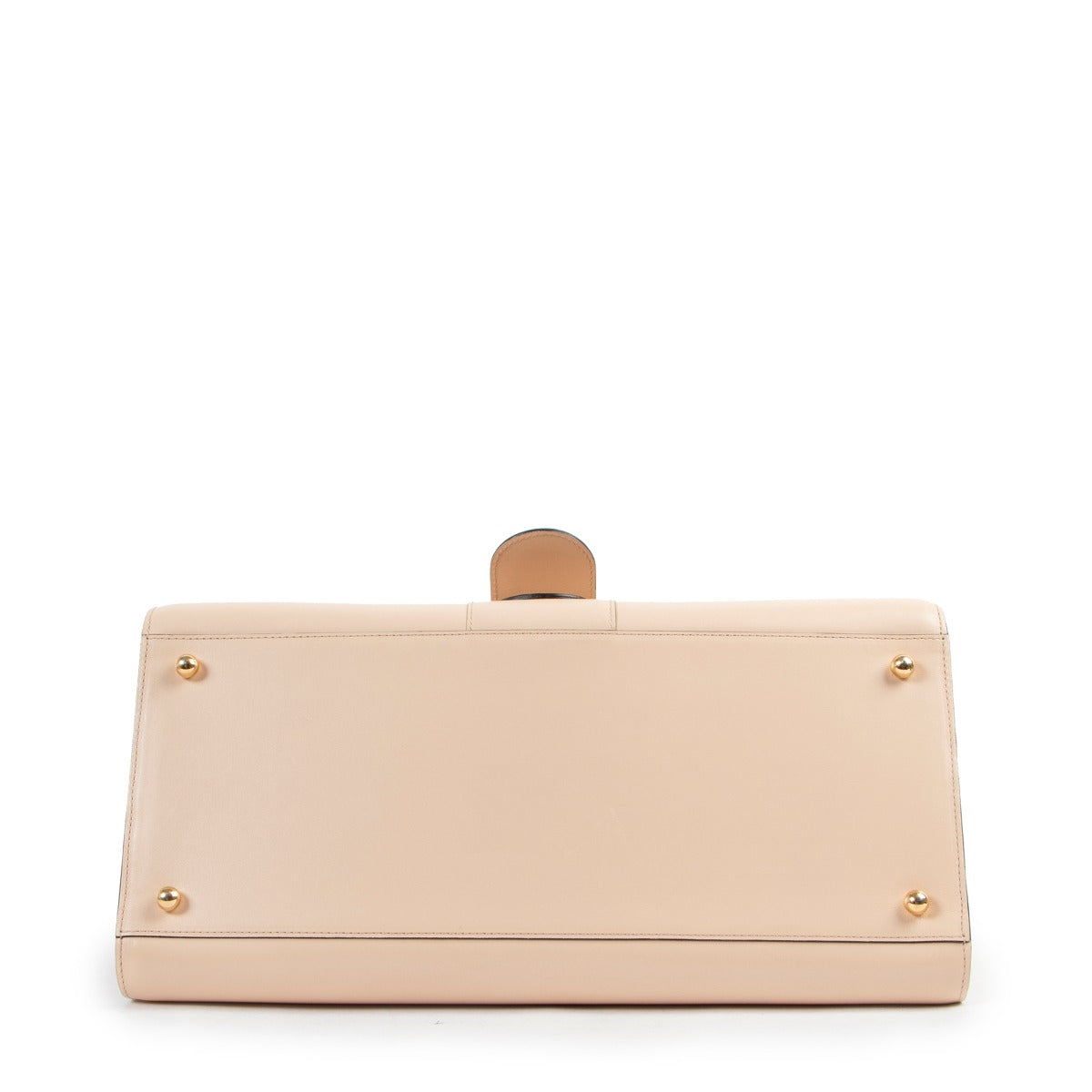 2nd hand Delvaux Pink Leather East West Brillant Bag in good condition