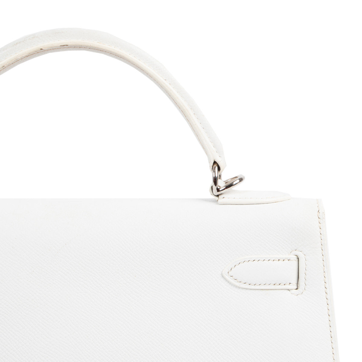 Hermès Kelly 32 Epsom Wit PHW