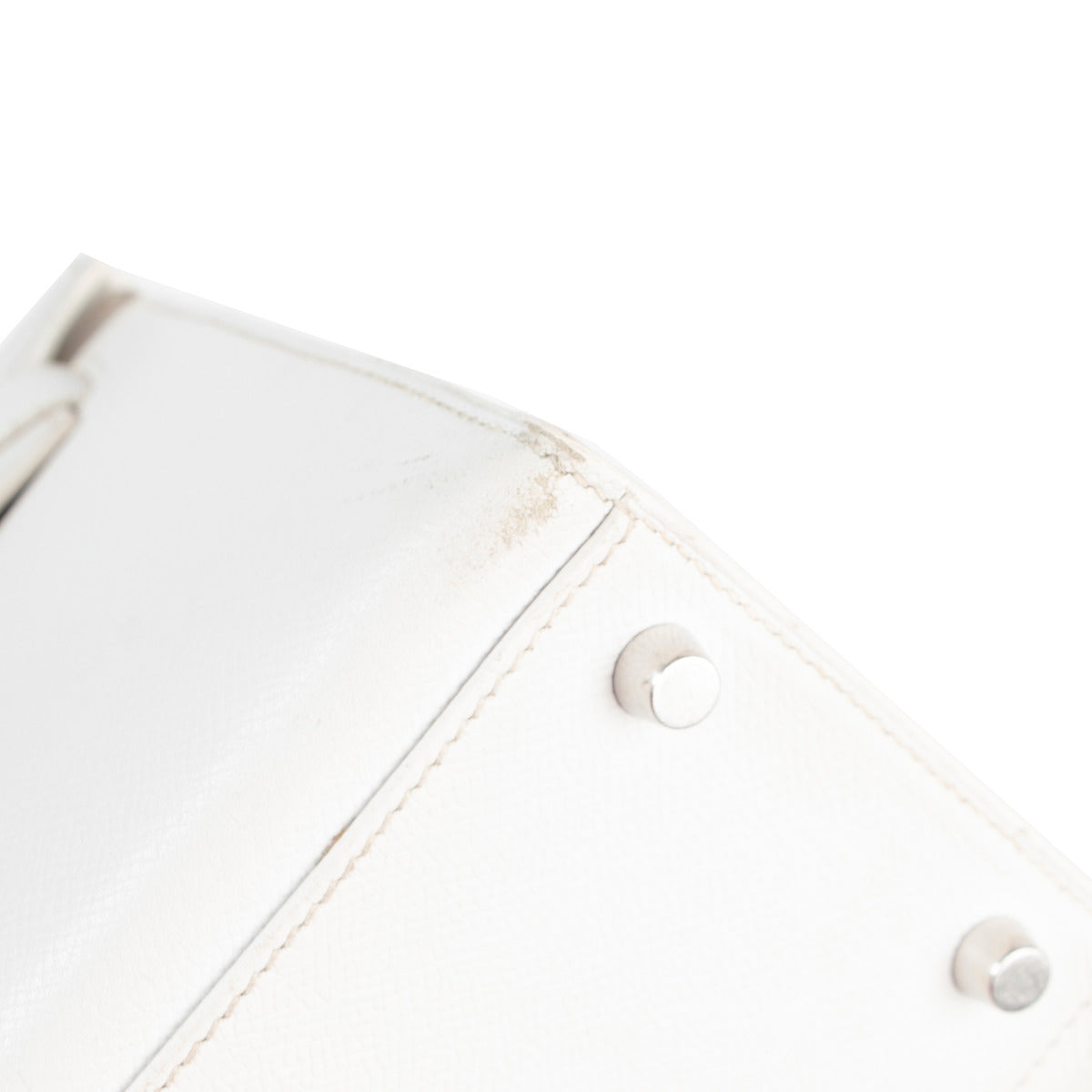 Hermès Kelly 32 Epsom Wit PHW